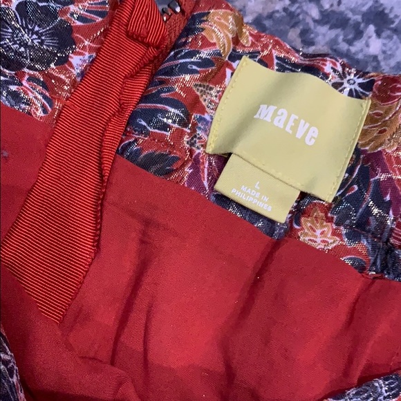 Maeve Floral Foil Skirt - Picture 3 of 6